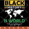 Juneteenth Black History is World History SVG