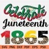  Celebrate Juneteenth 1865 Leopard Prints SVG