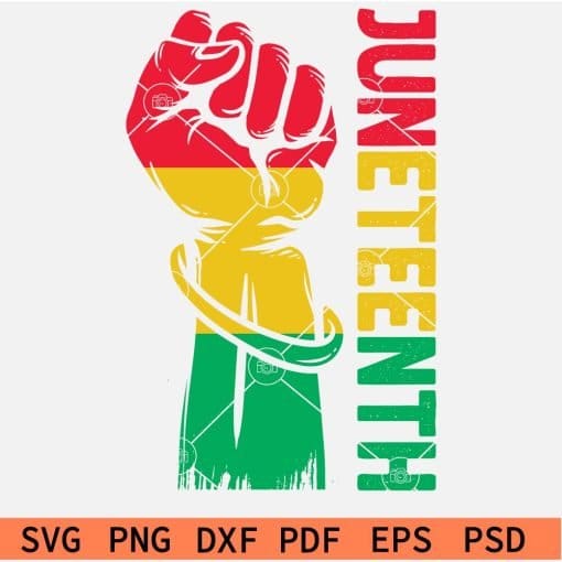 Juneteenth  hand with Bugle SVG