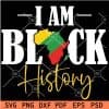 Juneteenth I am Black History SVG