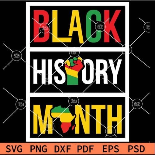 Black History Month  SVG