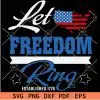 Let Freedom Ring Established 1776 US Patriotic Map SVG