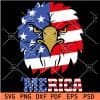 Merica Patriotic Eagle Head SVG
