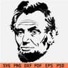 Abraham Lincoln Face SVG
