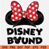 Minnie Ears Disney Bound SVG