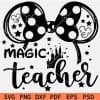 Minnie Magic Teacher Svg
