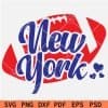 New York Football Ball svg