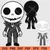 Nightmare before Christmas Jack SVG