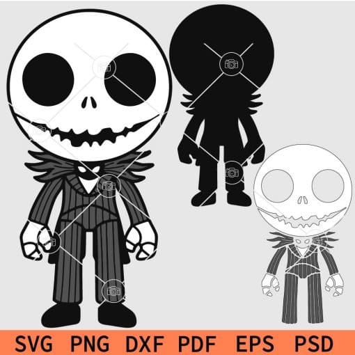 Nightmare before Christmas Jack SVG