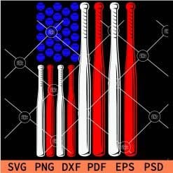 Baseball Flag SVG