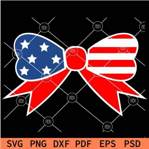 Patriotic Bow Tie SVG