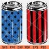 4th of July 1776 Memorial Day Pop Can SVG