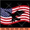Patriotic Flying Eagle SVG