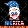Patriotic Gnome Merica Gnome SVG