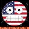 Patriotic Grimacing Emoji Smiling SVG