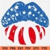 Patriotic Lips SVG