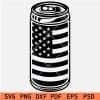 Patriotic Pop Can SVG,