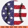  Independence Day Baseball SVG