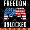 Freedom Unlocked Patriotic Video Game SVG