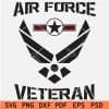Airforce Veteran Logo SVG,