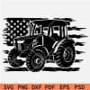  Patriotic Tractor File for Cricut SVG