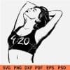 420 Girl Sleeping SVG