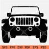 Jeep Car Front Icon SVG