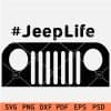 #JeepLife Grill SVG