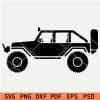 Monster Jeep Car Icon SVG,