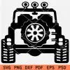 , Jeep Car Rear SVG, SVG, Jeep Wrangler back view