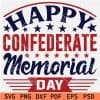 Happy Confederate Memorial Day SVG