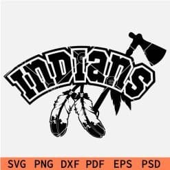 Indians Sports SVG