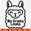 No Drama Llama SVG