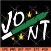 Weed Leaf Jont SVG