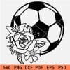 Floral Soccer Ball SVG