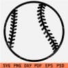 Baseball Ball Icon SVG,