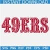 The 49ers name SVG