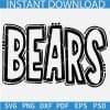 Bears Doodle Letters SVG