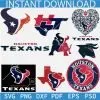 Houston Texans Football Team Bundle SVG
