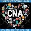 CNA with Nurse Equipments Heart SVG