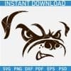 Cleveland Browns Bulldog Face SVG