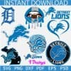 Detroit Lions Bundle SVG