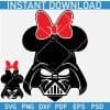 Darth Vader with Minnie Ears SVG