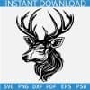 Deer Head horns svg