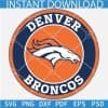 Denver Broncos Official Logo SVG