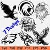 Eagle Head Bundle SVG