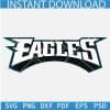 Eagles Name Logo SVG