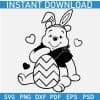 Winnie the Pooh with Easter Egg SVG