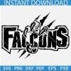 Falcons Sports Scratches SVG