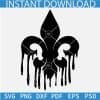 Dripping New Orleans Saints Logo SVG